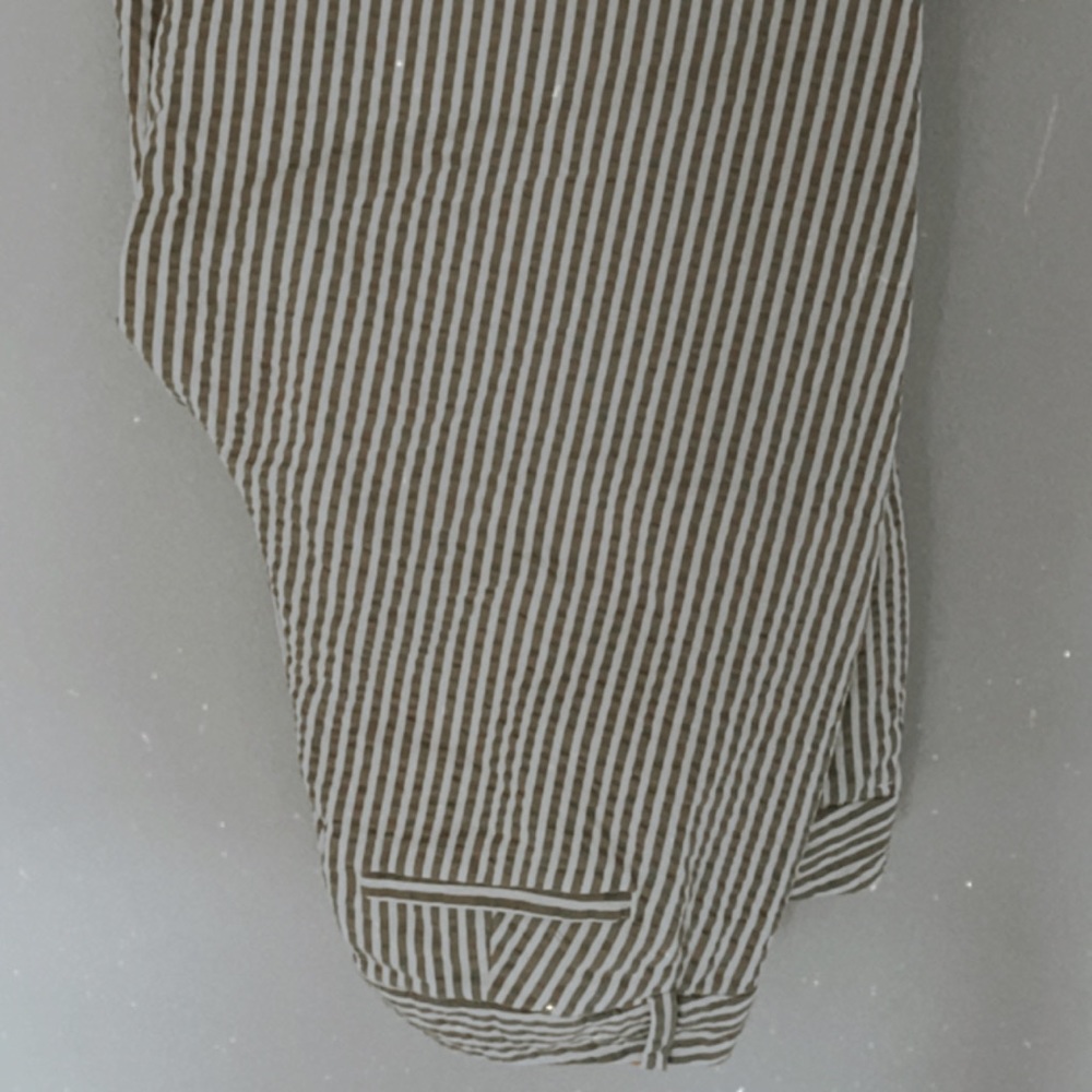 Tan Striped Pants
